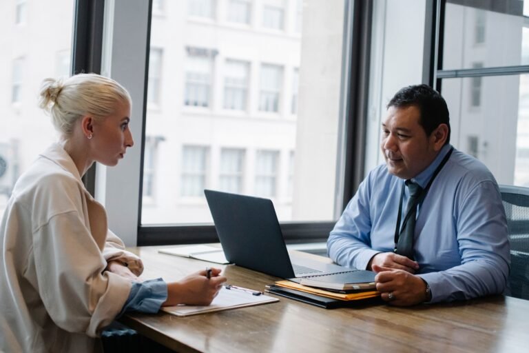 Student preparing for a scholarship interview